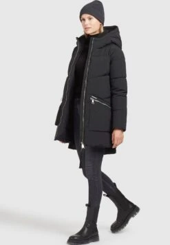 Khujo Bine - Cappotto Invernale - Schwarz -Khujo Negozio di alimentari 01779ad920f9428698f8c227e55f317d
