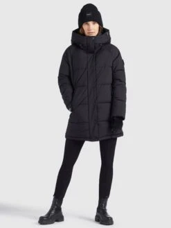 Khujo DorasiCappotto InvernaleSchwarz Donna Cappotti KH121U10F-Q11 -Khujo Negozio di alimentari 01939f1454524ff0a1d8bf6cd536d4c6