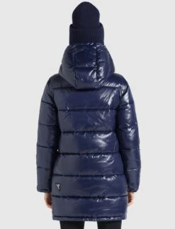 Khujo Wencke ShinyCappotto InvernaleDunkelblau Glänzend Donna Cappotti KH121U0YZ-K11 -Khujo Negozio di alimentari 03baaf17473d4841a4105647cdefde63