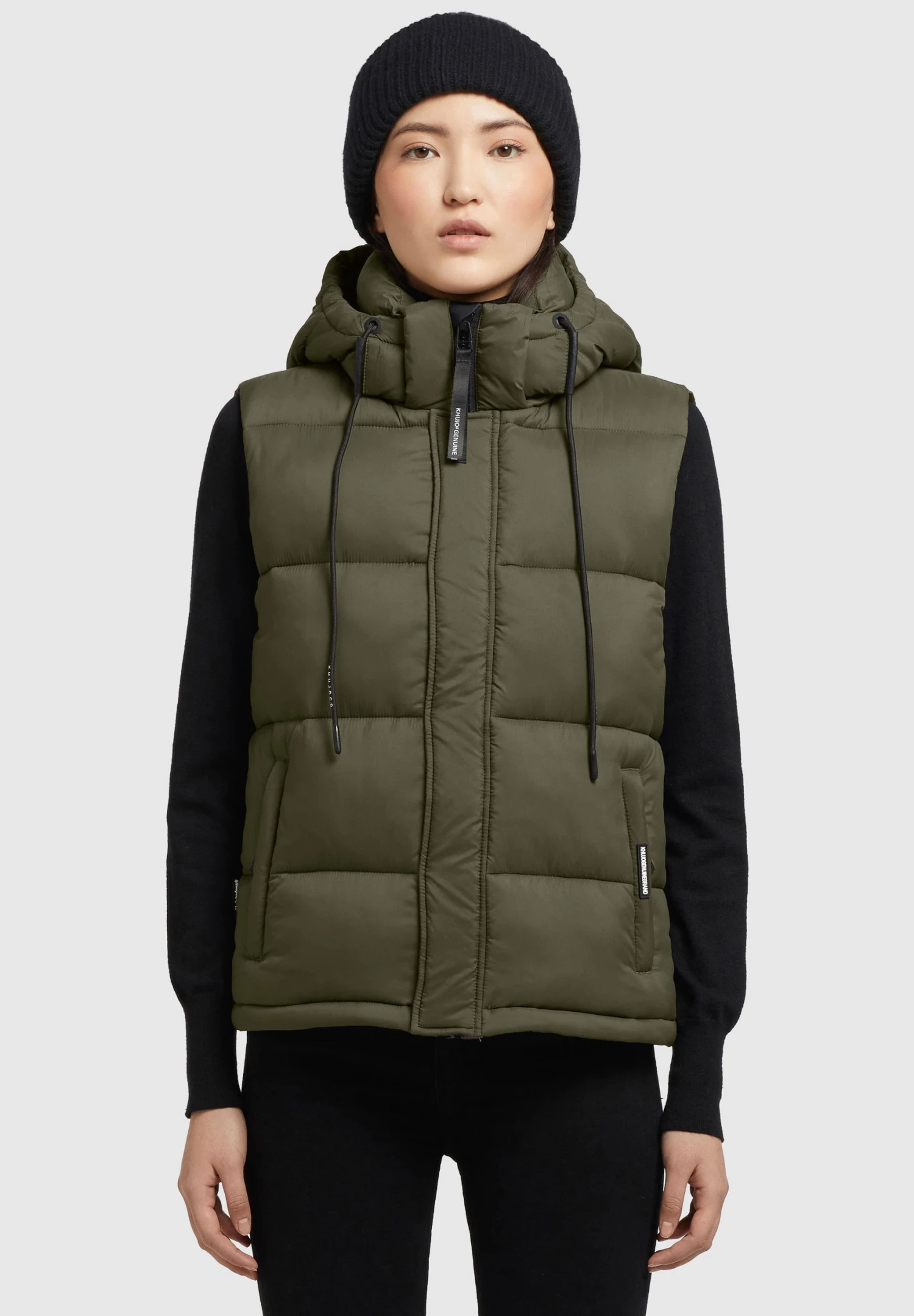 Khujo Eden MattSmanicatoKhaki Grün Donna Giacche E Blazer KH121G0DP-N11 1 Khujo Eden MattSmanicatoKhaki Grün Donna Giacche E Blazer KH121G0DP-N11