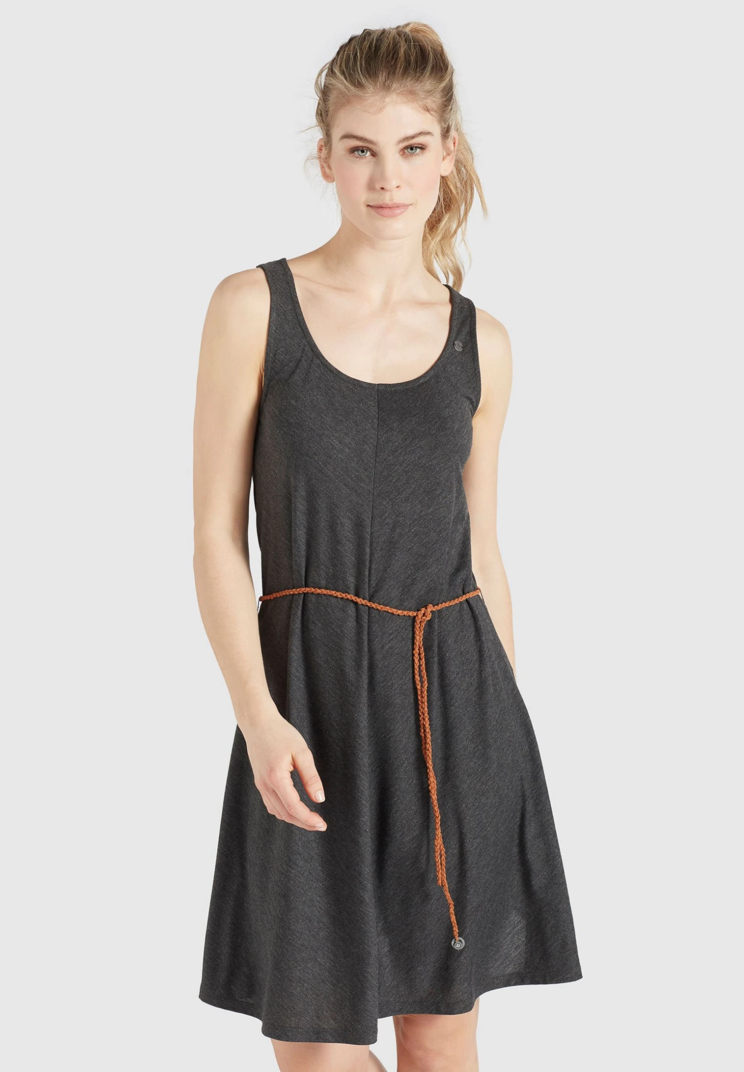 Khujo PadmaVestito Di MaglinaDunkelgrau Meliert Donna Vestiti KH121C0D8-C11 1 Khujo PadmaVestito Di MaglinaDunkelgrau Meliert Donna Vestiti KH121C0D8-C11