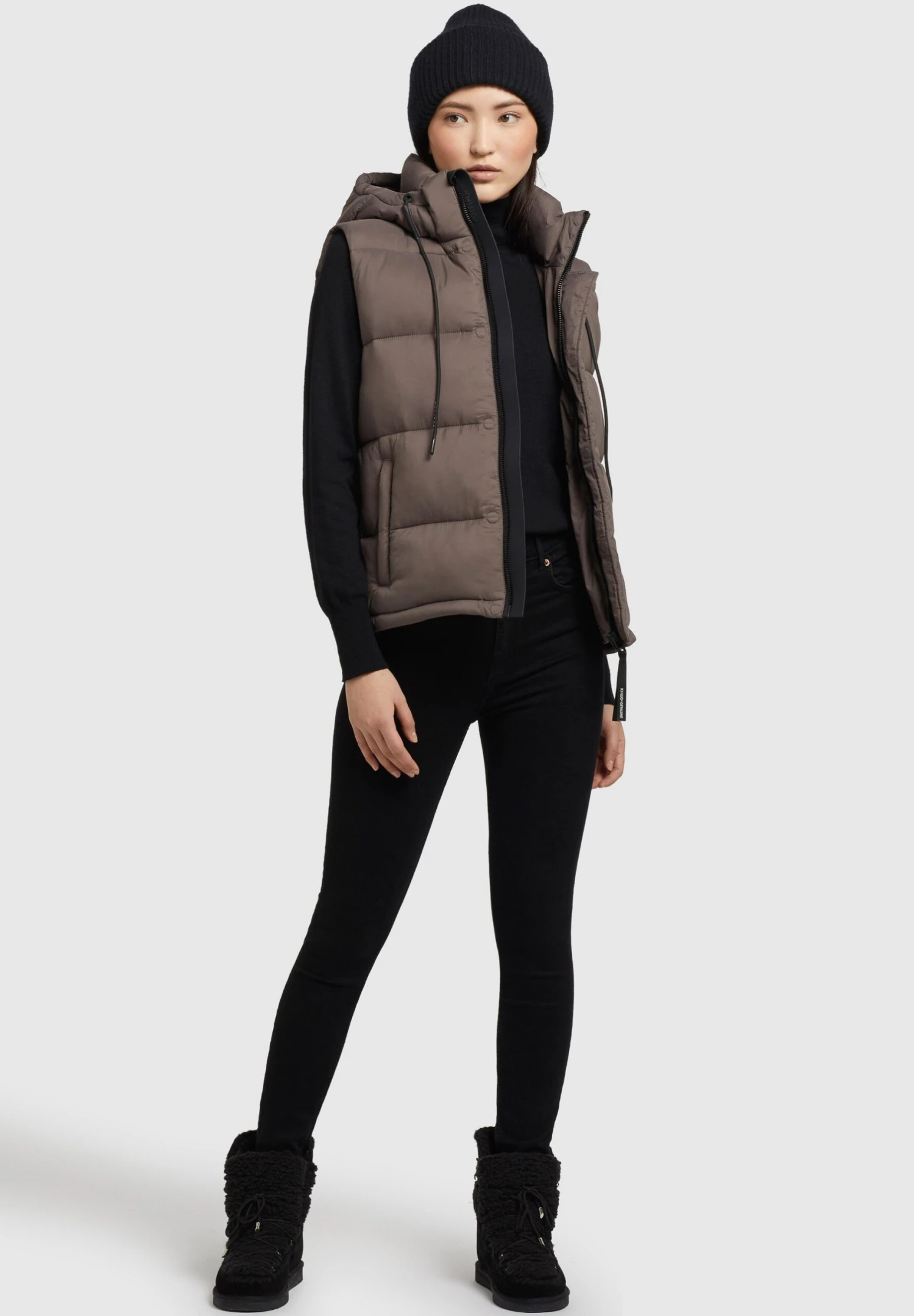 Khujo Eden MattSmanicatoTaupe Donna Giacche E Blazer KH121G0DP-B11 7 Khujo Eden MattSmanicatoTaupe Donna Giacche E Blazer KH121G0DP-B11 - immagine 7