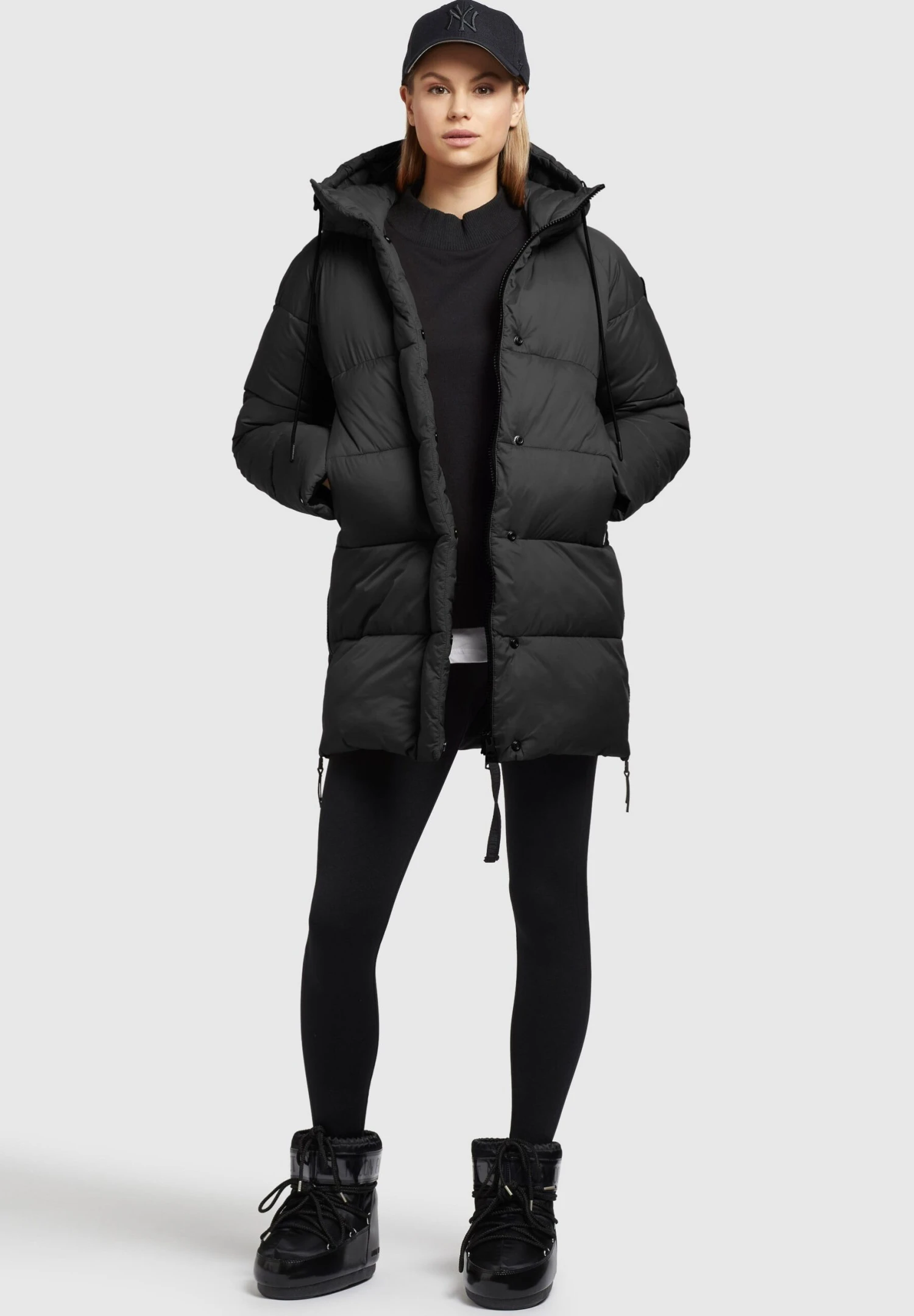 Khujo FraneeCappotto InvernaleSchwarz Donna Cappotti KH121U16A-Q11 2 Khujo FraneeCappotto InvernaleSchwarz Donna Cappotti KH121U16A-Q11 - immagine 2