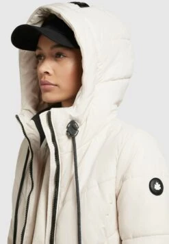 Khujo Aribay3 PeachedCappotto InvernaleWeiß Donna Cappotti KH121U14Y-A11 -Khujo Negozio di alimentari 115b40e178e44f14afb9bd5ba6aaac58