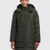 Khujo CupsCappotto InvernaleDunkelgrun Donna Cappotti KH121U14T-M11