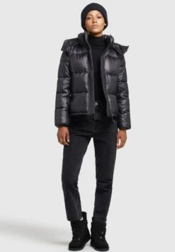 Khujo Valona ShinyGiacca InvernaleSchwarz Donna Giacche E Blazer KH121U15C-Q11 -Khujo Negozio di alimentari 11ea63c8d8184326bd7400a6ed4f55f0