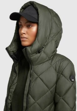 Khujo ZaritaCappotto InvernaleDunkelgrün Donna Cappotti KH121U150-M11 -Khujo Negozio di alimentari 122e6b251224433099a883cc254a6a42