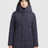 Khujo SillaGiacca InvernaleDunkelblau Donna Giacche E Blazer KH121U104-K11