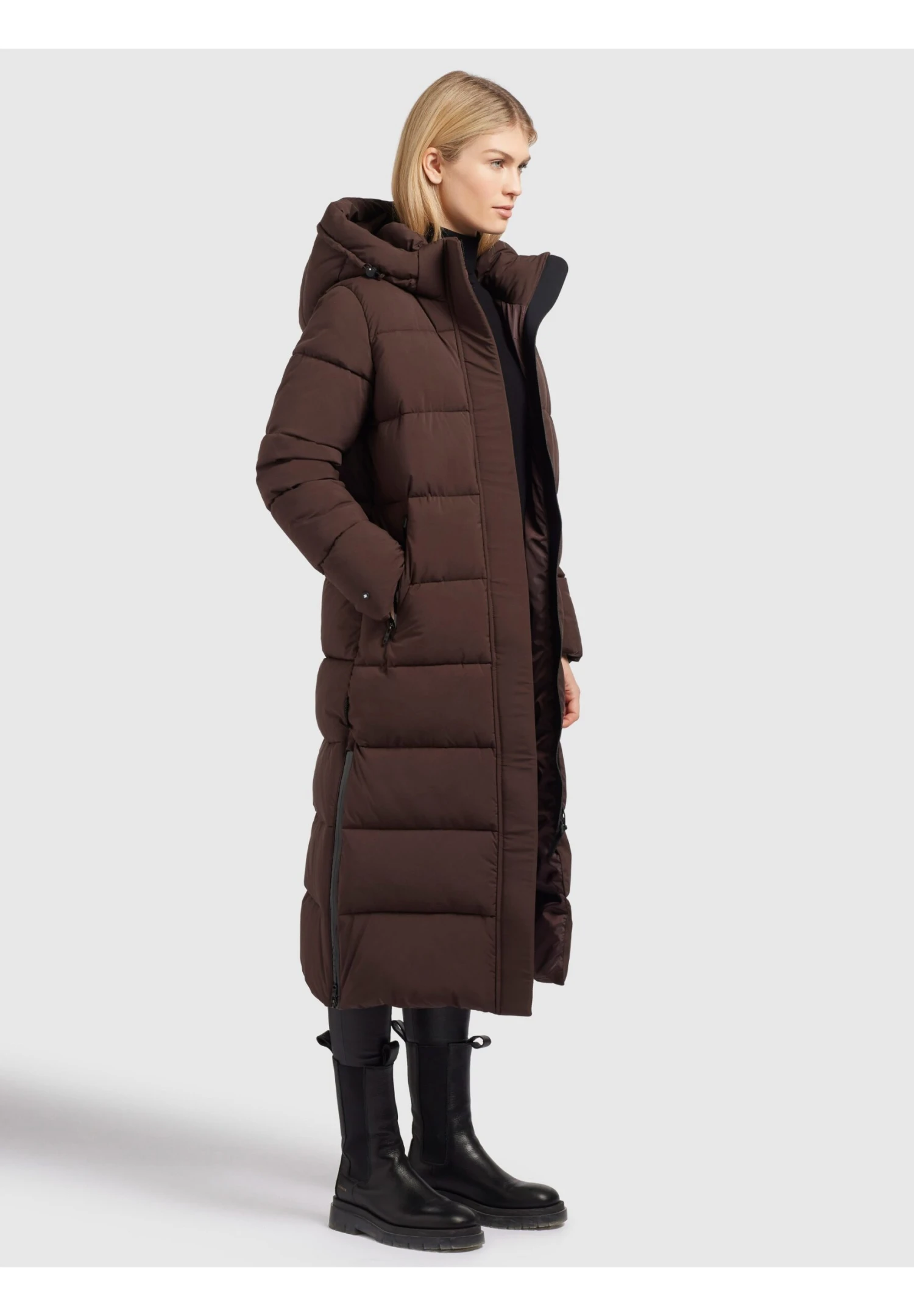 Khujo Saima MattCappotto InvernaleDunkelbraun Donna Cappotti KH121U19Z-O11 6 Khujo Saima MattCappotto InvernaleDunkelbraun Donna Cappotti KH121U19Z-O11 - immagine 6