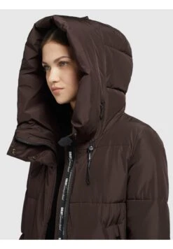 Khujo Soulani2Cappotto InvernaleDunkelbraun Donna Cappotti KH121U19Q-O11 -Khujo Negozio di alimentari 1587dd93da92404093359d0b84311574