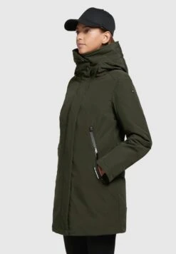 Khujo Viona3Cappotto InvernaleDunkelgrün Donna Cappotti KH121U15A-M11 -Khujo Negozio di alimentari 16452d8a6552490cbe87b1a191a053e2
