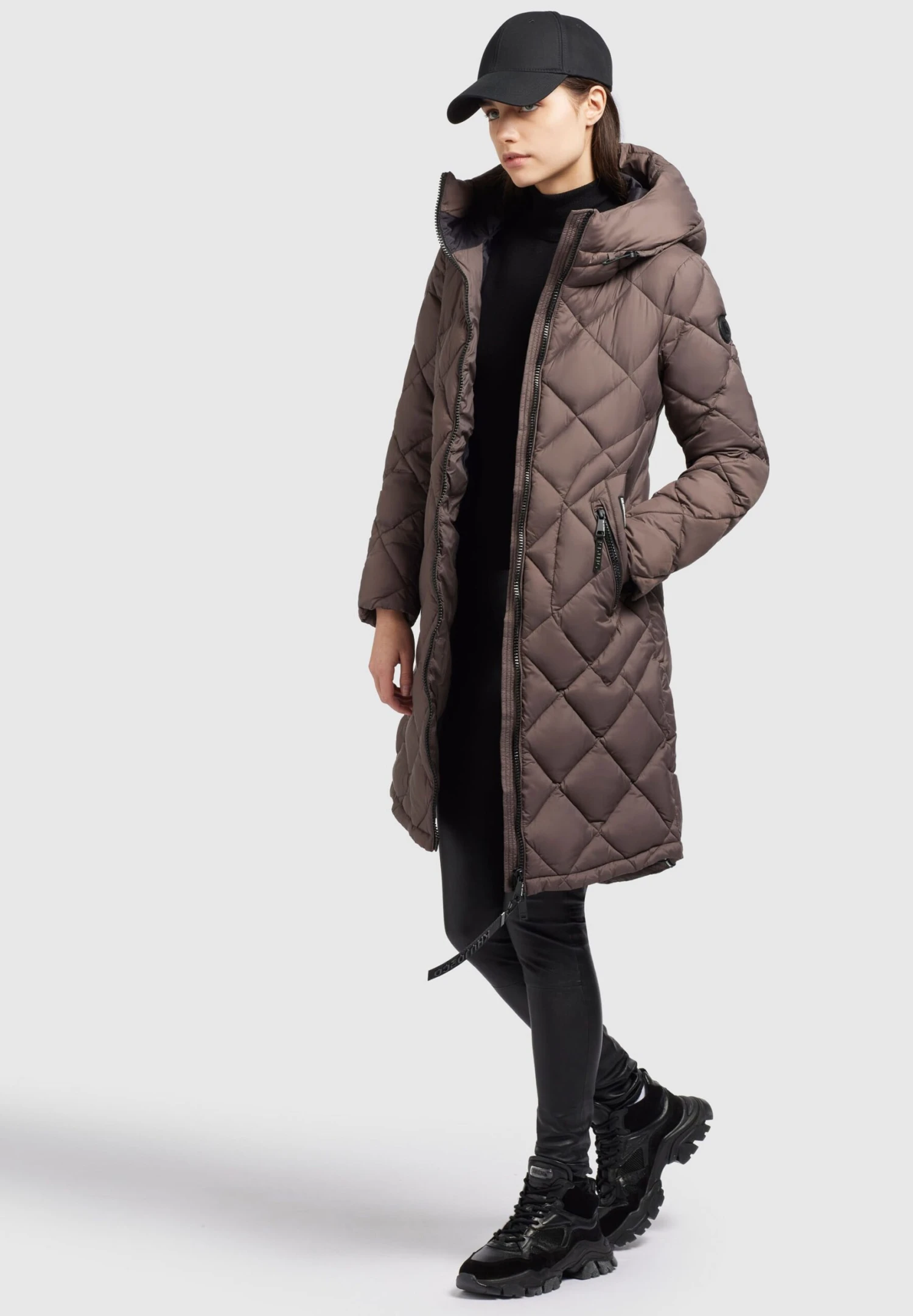 Khujo ZaritaCappotto InvernaleTaupe Donna Cappotti KH121U1B4-B11 2 Khujo ZaritaCappotto InvernaleTaupe Donna Cappotti KH121U1B4-B11 - immagine 2