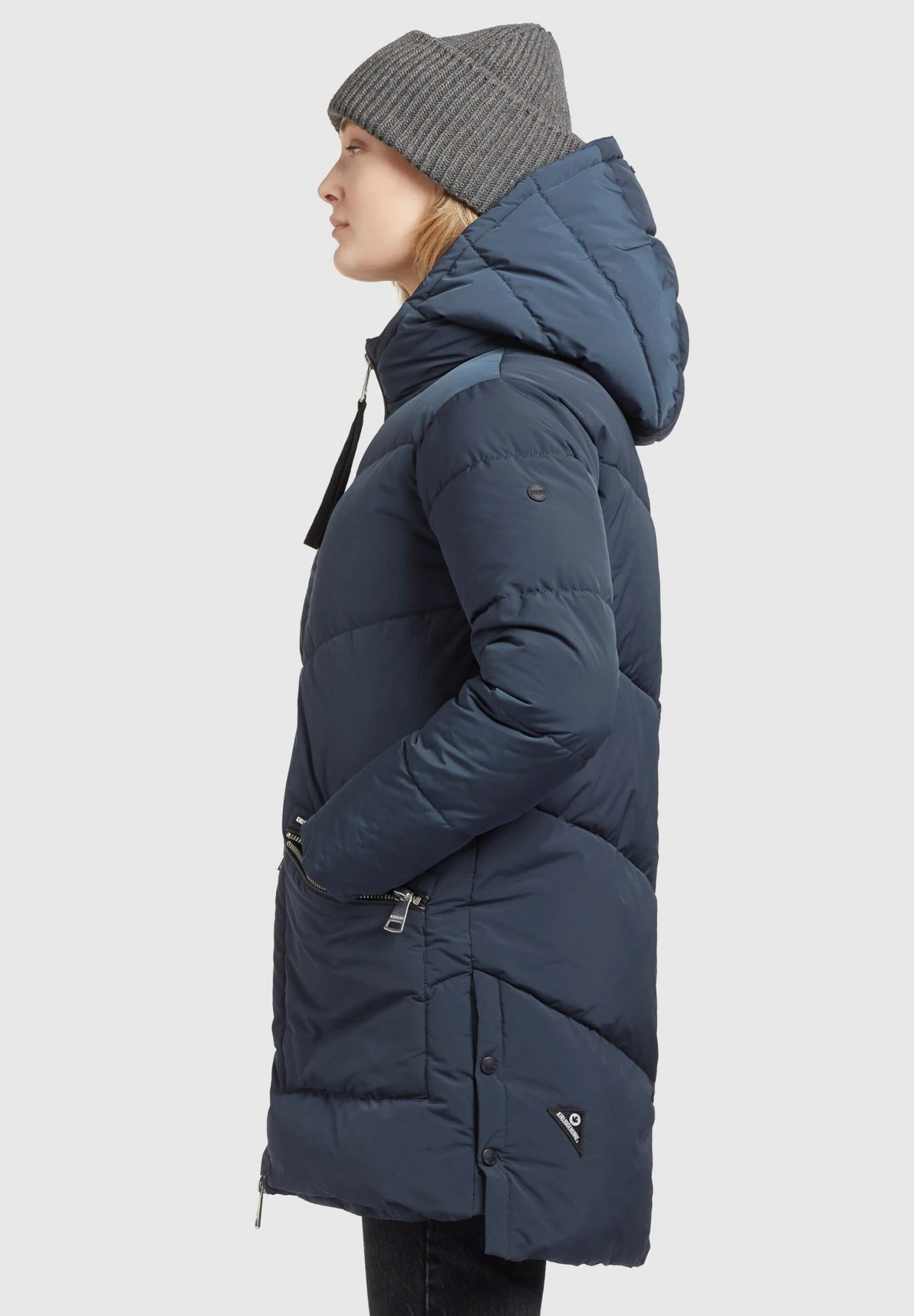 Khujo BineCappotto InvernaleBlaugrau Donna Cappotti KH121U11G-K11 4 Khujo BineCappotto InvernaleBlaugrau Donna Cappotti KH121U11G-K11 - immagine 4