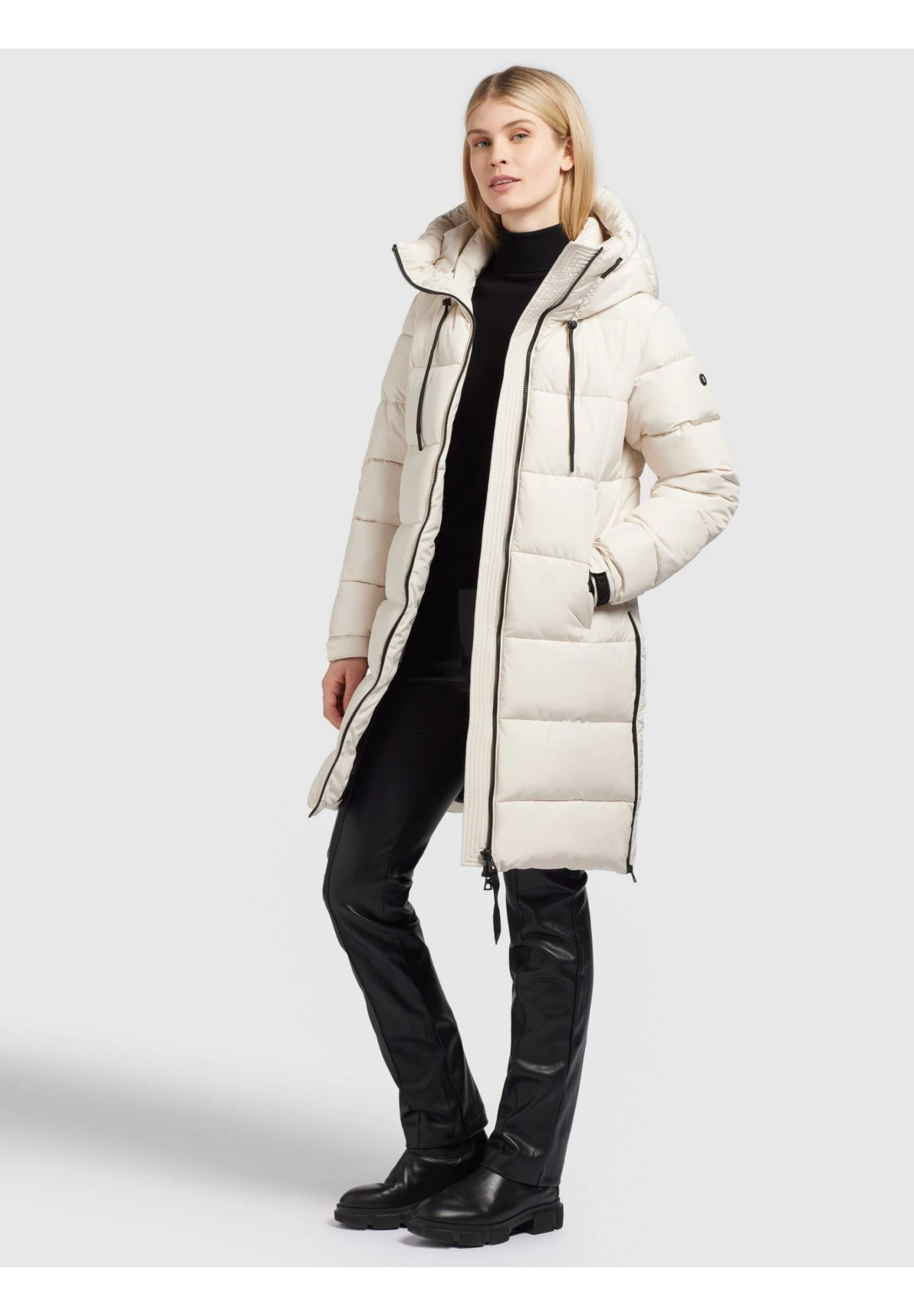 Khujo IndieCappotto InvernaleWeiß Donna Cappotti KH121U1CW-A11 2 Khujo IndieCappotto InvernaleWeiß Donna Cappotti KH121U1CW-A11 - immagine 2