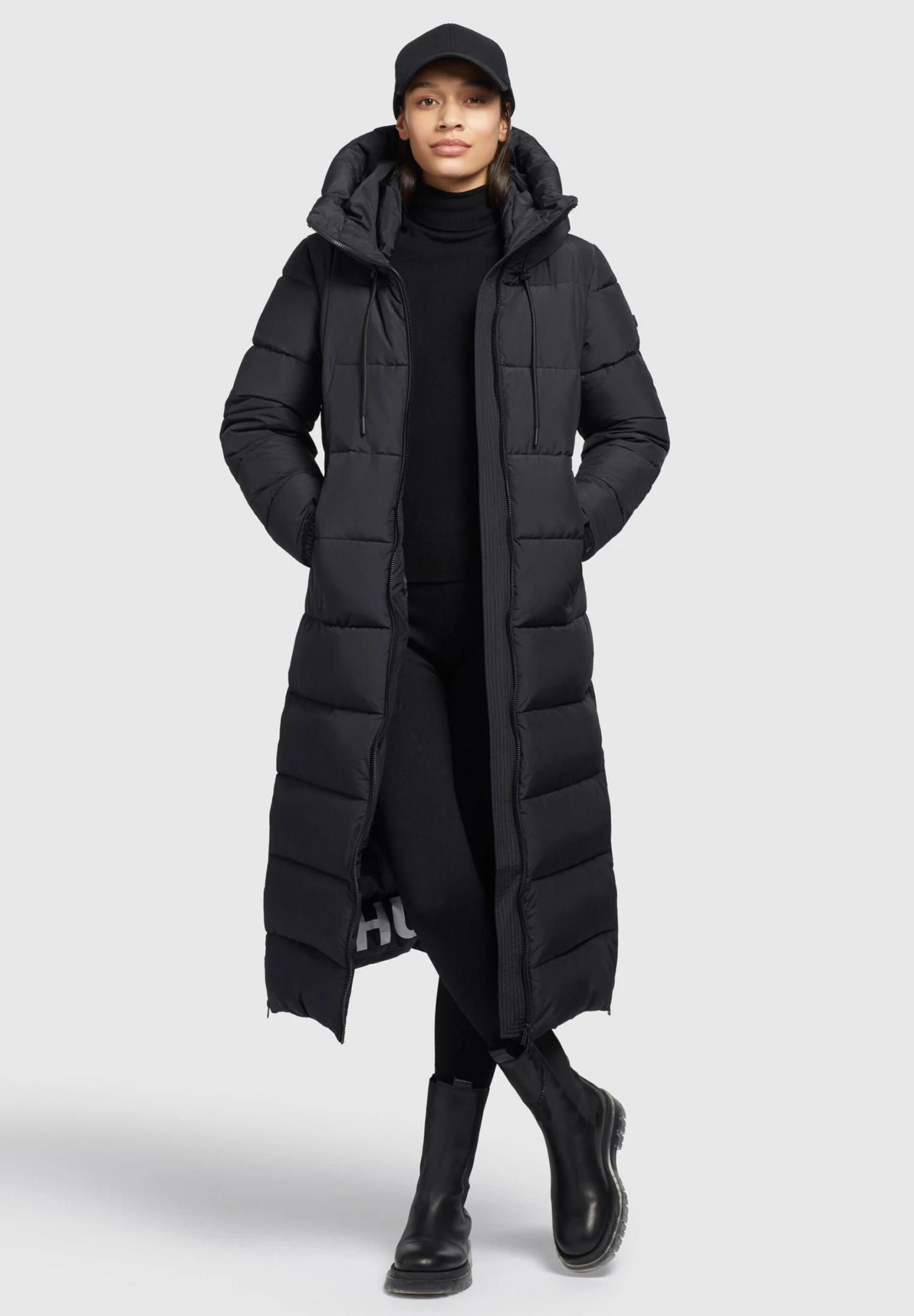 Khujo DeriaCappotto InvernaleSchwarz Donna Cappotti KH121U1CI-Q11 2 Khujo DeriaCappotto InvernaleSchwarz Donna Cappotti KH121U1CI-Q11 - immagine 2