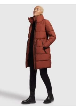 Khujo AureaCappotto InvernaleRotbraun Donna Cappotti KH121U1BA-G11 -Khujo Negozio di alimentari 21f0c9918ac1435a91ea99b934141c16