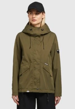 Khujo FripsGiacca Da Mezza StagioneDunkeloliv Donna Giacche E Blazer KH121G0DE-N11