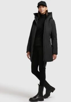 Khujo Viona3Cappotto InvernaleSchwarz Donna Cappotti KH121U15A-Q11 -Khujo Negozio di alimentari 23bece26dc1b4e4489126db5bf50f9a0