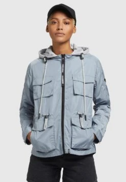 Khujo FlamesGiacca LeggeraBlaugrau Hell Donna Giacche E Blazer KH121U13B-C11