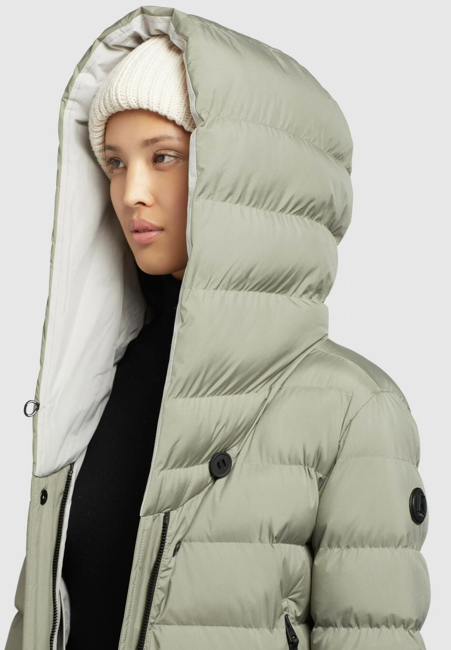 Khujo Teiva Matt - Cappotto Invernale - Graugrün 4 Khujo Teiva Matt - Cappotto Invernale - Graugrün - immagine 4