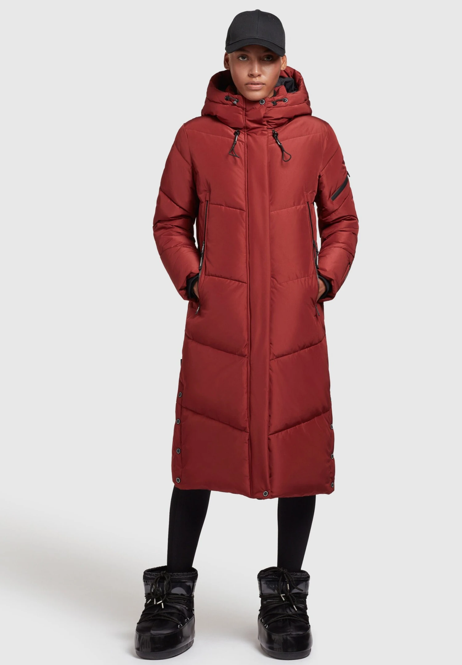 Khujo Sonje3Cappotto InvernaleRostrot Donna Cappotti KH121U14R-G11 2 Khujo Sonje3Cappotto InvernaleRostrot Donna Cappotti KH121U14R-G11 - immagine 2