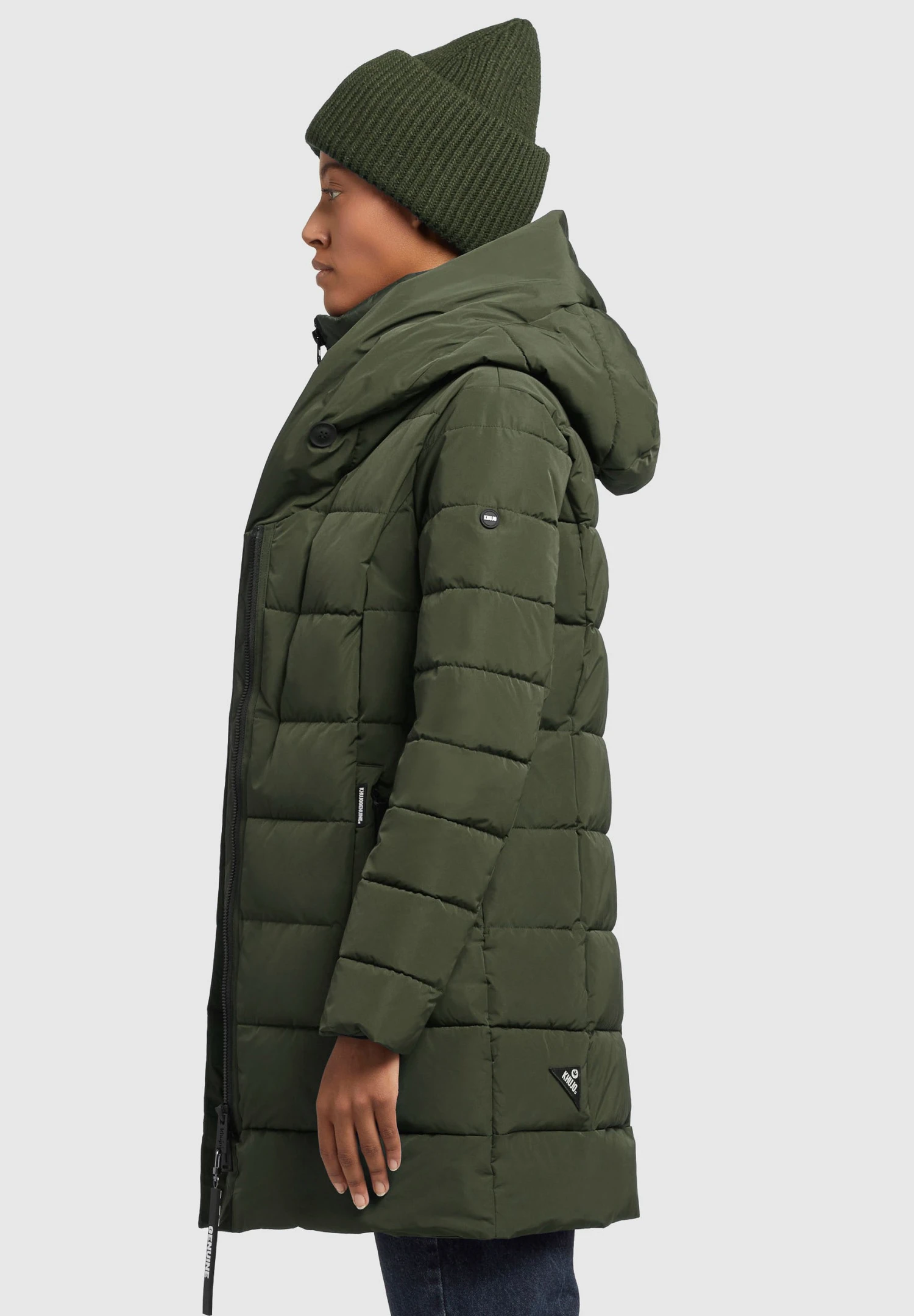 Khujo FloytCappotto InvernaleOliv Donna Cappotti KH121U14F-N11 4 Khujo FloytCappotto InvernaleOliv Donna Cappotti KH121U14F-N11 - immagine 4