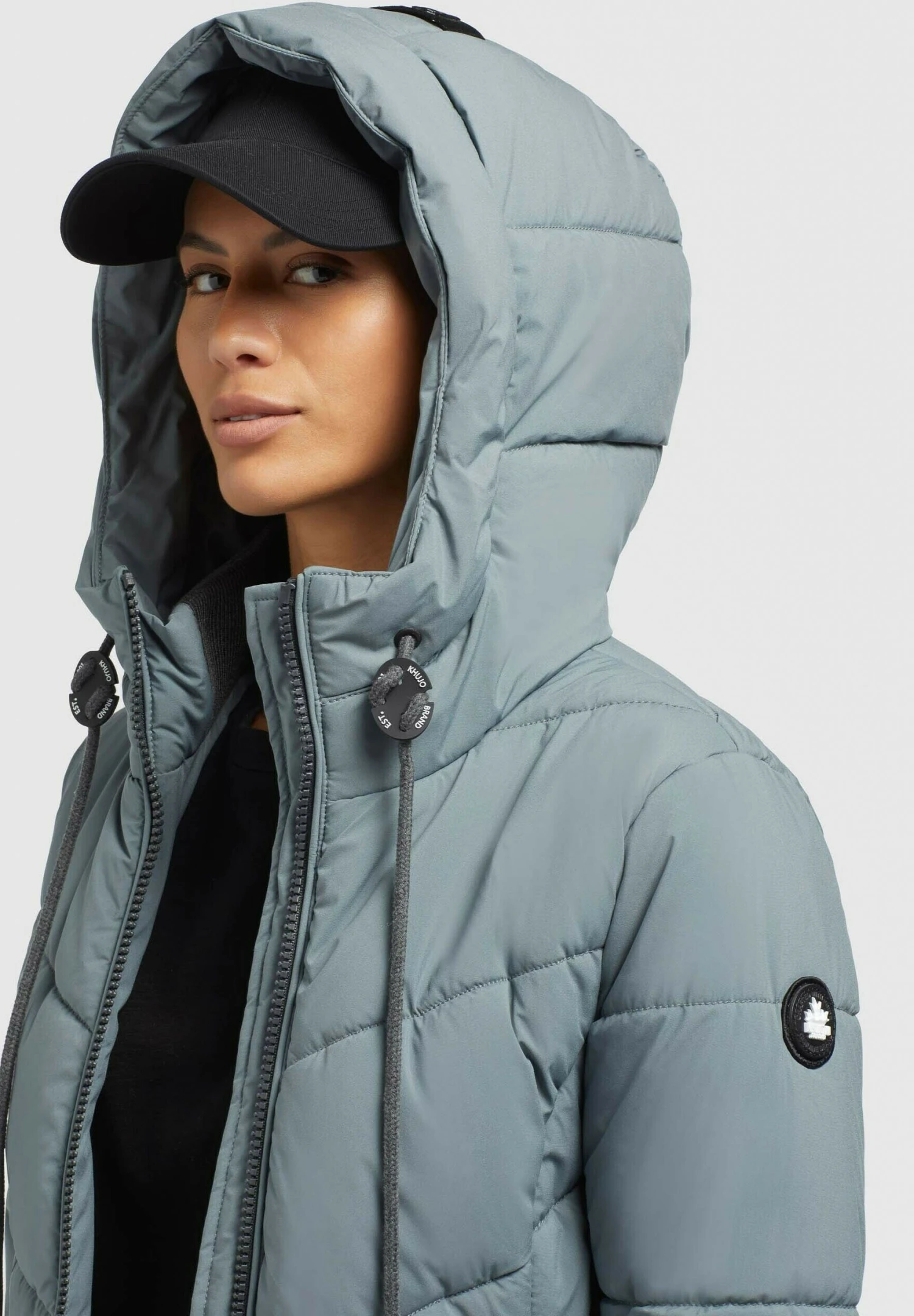 Khujo Aribay3 LightCappotto InvernaleGraublau Donna Cappotti KH121U19G-K11 4 Khujo Aribay3 LightCappotto InvernaleGraublau Donna Cappotti KH121U19G-K11 - immagine 4