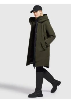Khujo CharlynParkaDunkelgrün Donna Cappotti KH121U1CV-N11 -Khujo Negozio di alimentari 2938b1b087c2471c98efb803007c5e9a