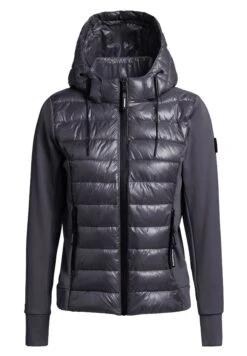 Khujo Ghita Shiny - Giacca Da Mezza Stagione - Grau -Khujo Negozio di alimentari 2cd6774033484e5089ad773073a98a50