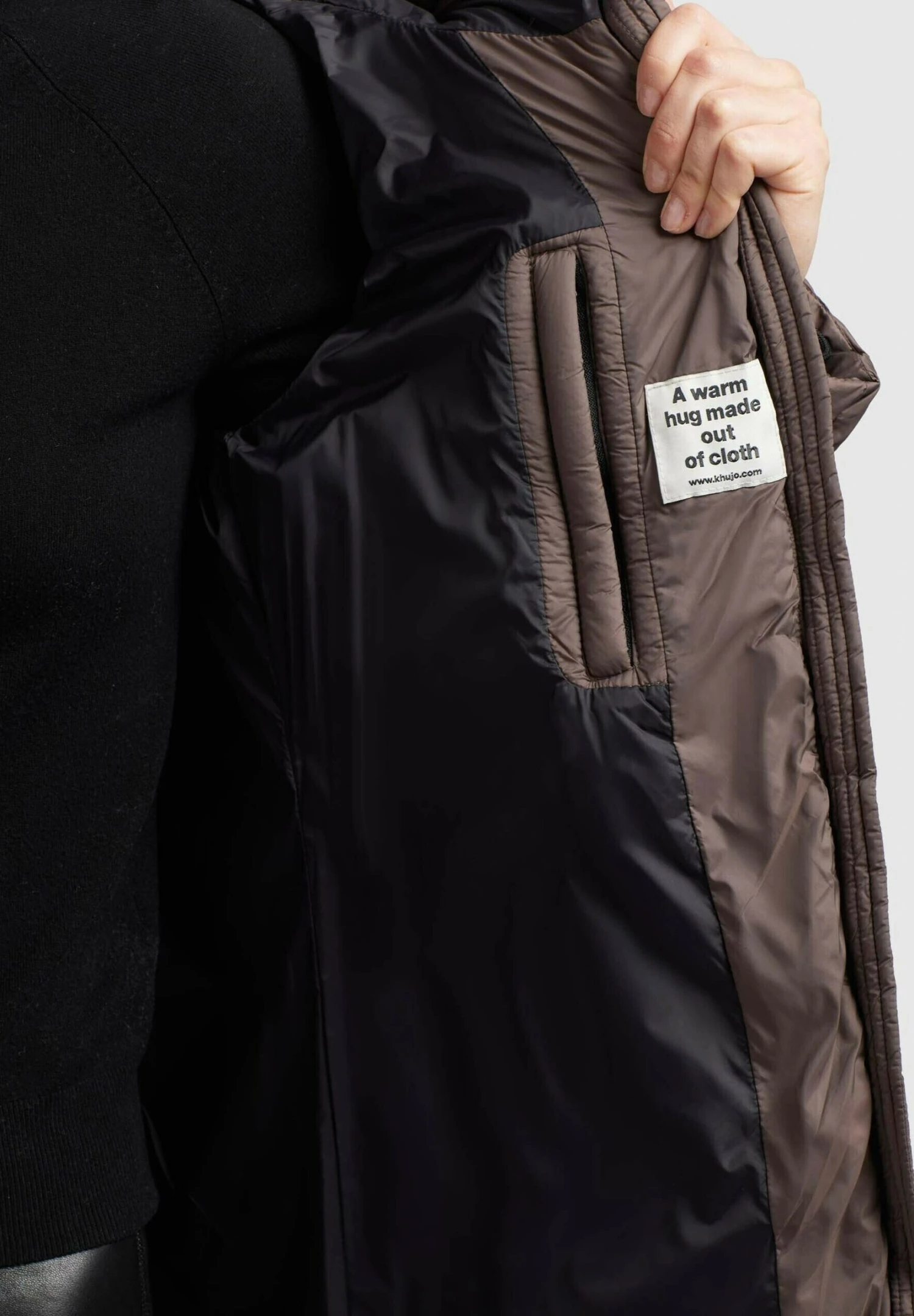 Khujo ZaritaCappotto InvernaleTaupe Donna Cappotti KH121U1B4-B11 5 Khujo ZaritaCappotto InvernaleTaupe Donna Cappotti KH121U1B4-B11 - immagine 5