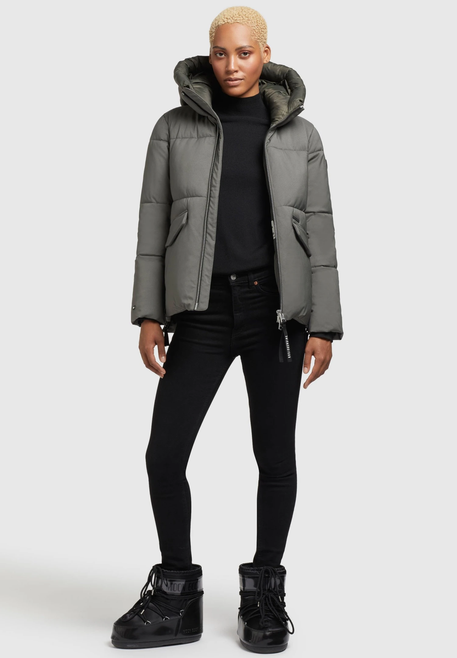 Khujo JapuraGiacca InvernaleDunkeloliv Donna Giacche E Blazer KH121U167-N11 2 Khujo JapuraGiacca InvernaleDunkeloliv Donna Giacche E Blazer KH121U167-N11 - immagine 2