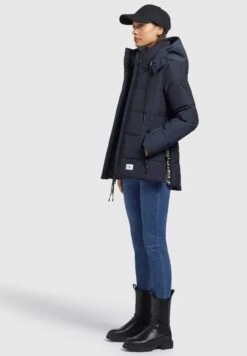 Khujo CineCappotto InvernaleDunkelblau Donna Cappotti KH121U1BT-K11 -Khujo Negozio di alimentari 302b069d589b400796eb252e80b8fac6