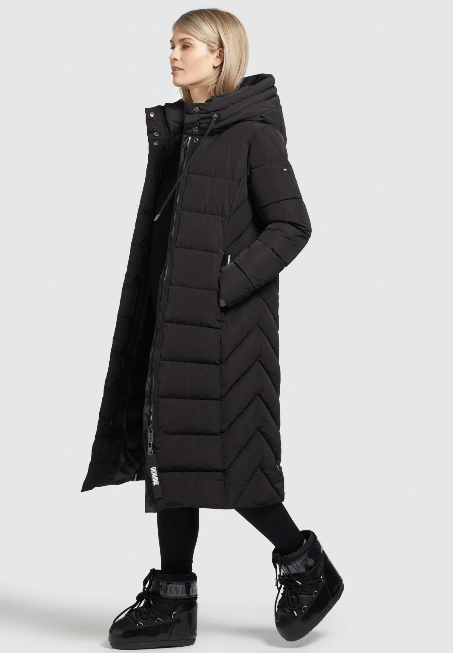 Khujo GamberCappotto InvernaleSchwarz Donna Cappotti KH121U13O-Q11 2 Khujo GamberCappotto InvernaleSchwarz Donna Cappotti KH121U13O-Q11 - immagine 2