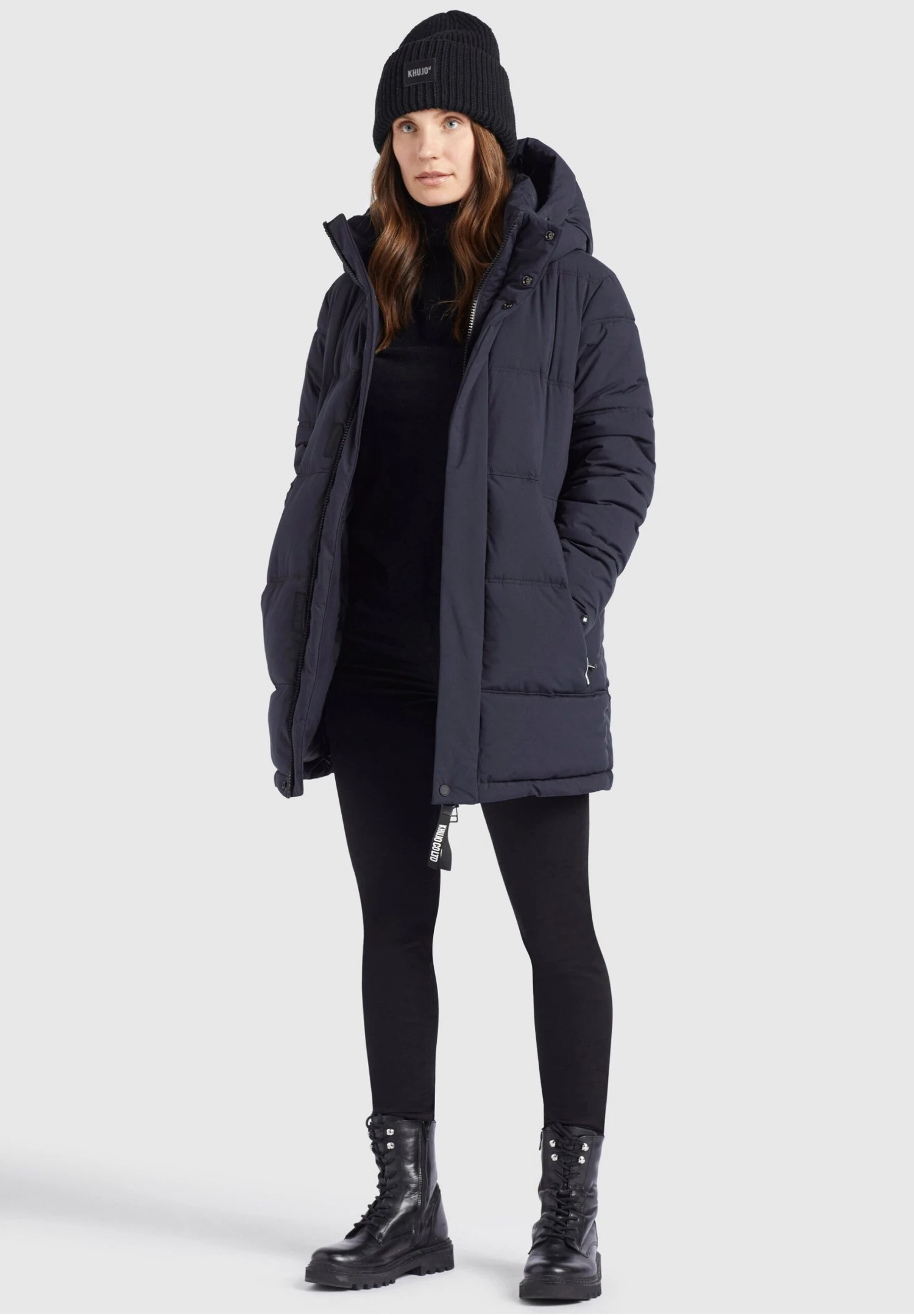 Khujo WerolaCappotto InvernaleDunkelblau Donna Cappotti KH121U0YX-K11 5 Khujo WerolaCappotto InvernaleDunkelblau Donna Cappotti KH121U0YX-K11 - immagine 5