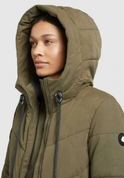 Khujo Aribay2 PeachedCappotto InvernaleKhaki Grün Donna Cappotti KH121U148-N11 -Khujo Negozio di alimentari 38d0502f32544aa2a93f4654ca708c14