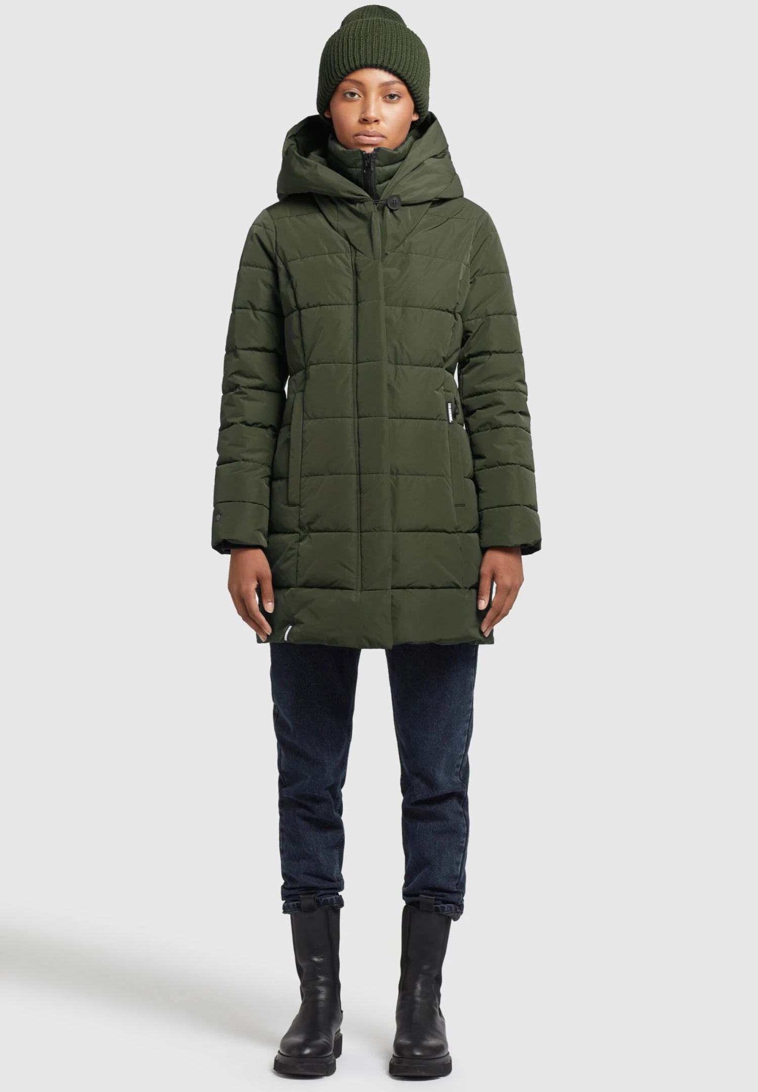 Khujo FloytCappotto InvernaleOliv Donna Cappotti KH121U14F-N11 2 Khujo FloytCappotto InvernaleOliv Donna Cappotti KH121U14F-N11 - immagine 2