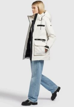 Khujo TalaParkaNaturweiß Donna Cappotti KH121U1CZ-A11 -Khujo Negozio di alimentari 41df6060d20d46de9d8b2d294b3826ee