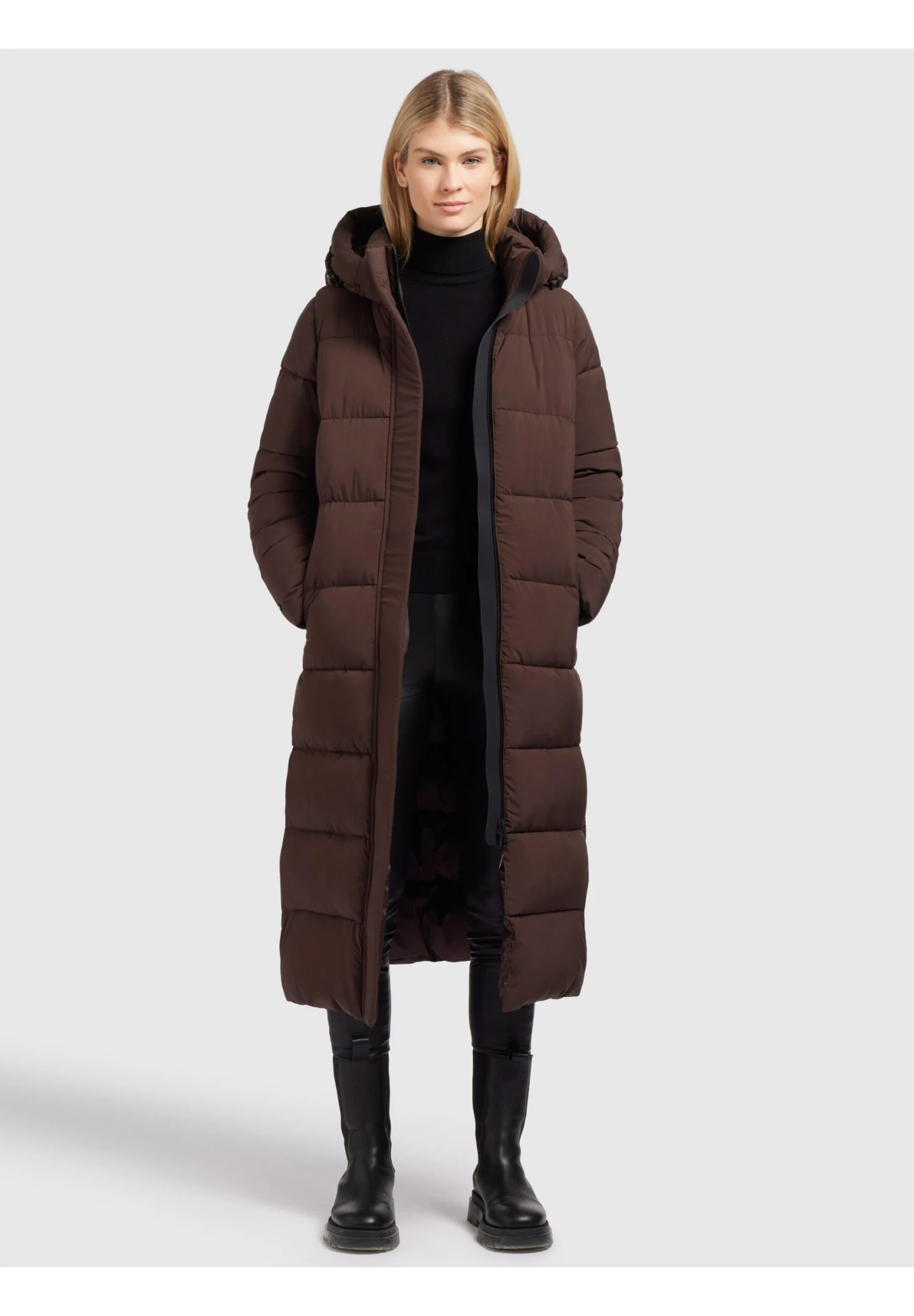 Khujo Saima MattCappotto InvernaleDunkelbraun Donna Cappotti KH121U19Z-O11 2 Khujo Saima MattCappotto InvernaleDunkelbraun Donna Cappotti KH121U19Z-O11 - immagine 2