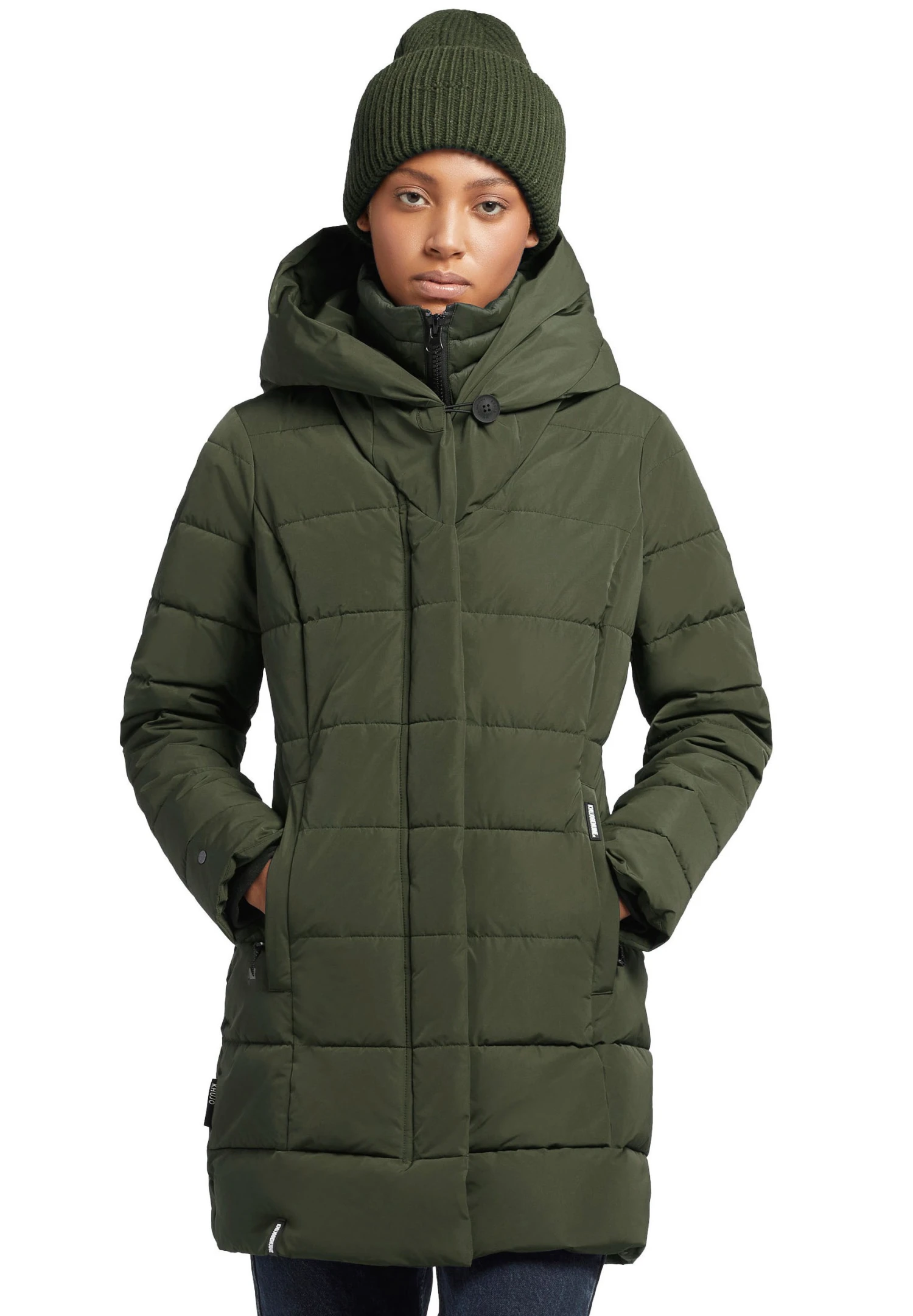 Khujo FloytCappotto InvernaleOliv Donna Cappotti KH121U14F-N11 8 Khujo FloytCappotto InvernaleOliv Donna Cappotti KH121U14F-N11 - immagine 8