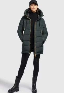 Khujo SiskaCappotto InvernaleDunkelgrün Donna Cappotti KH121U1AA-M11 -Khujo Negozio di alimentari 4c670b3bd0664ccca5b13a1cf68a1bb8