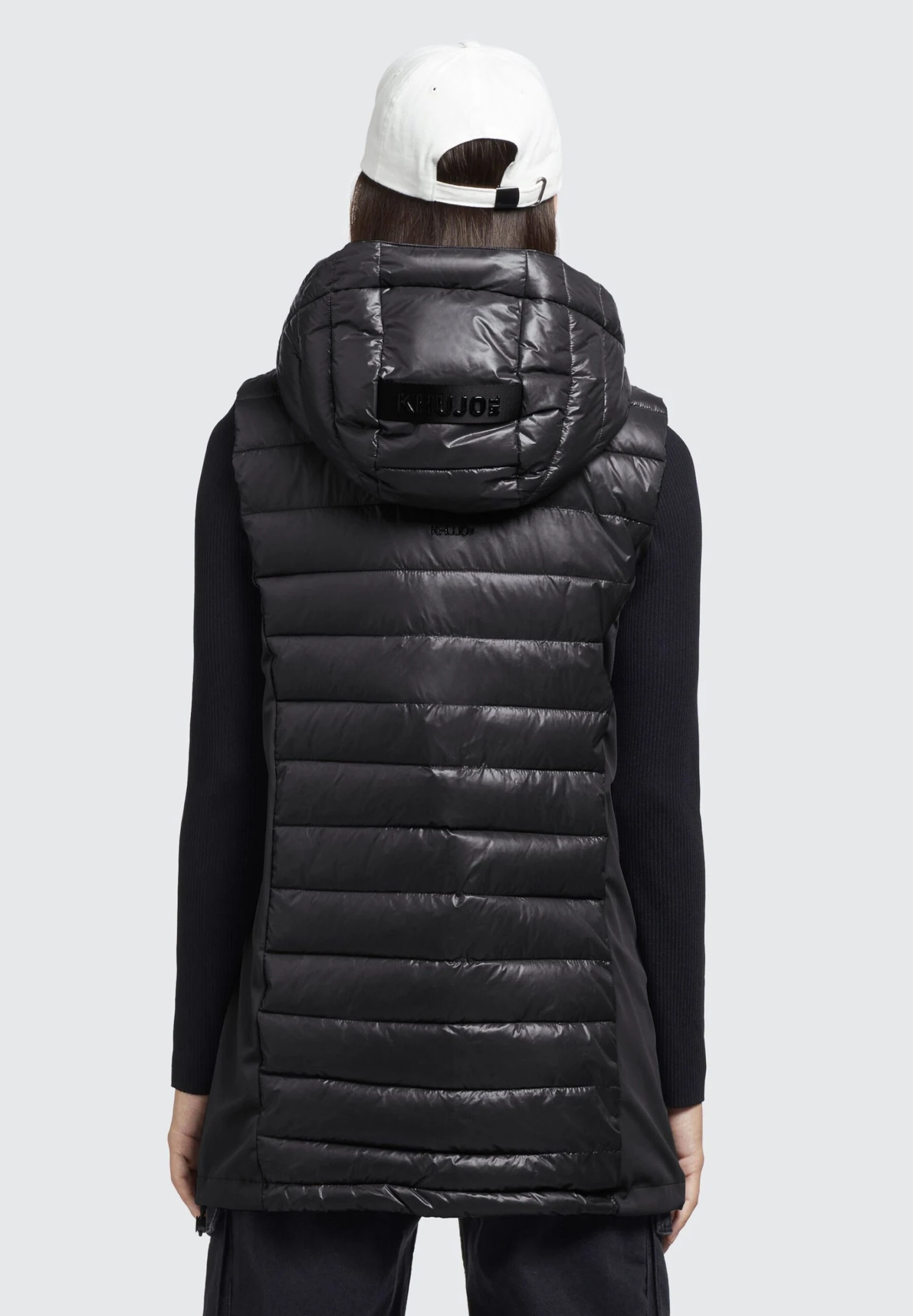 Khujo Becca ShinySmanicatoSchwarz Donna Giacche E Blazer KH121U18G-Q11 3 Khujo Becca ShinySmanicatoSchwarz Donna Giacche E Blazer KH121U18G-Q11 - immagine 3