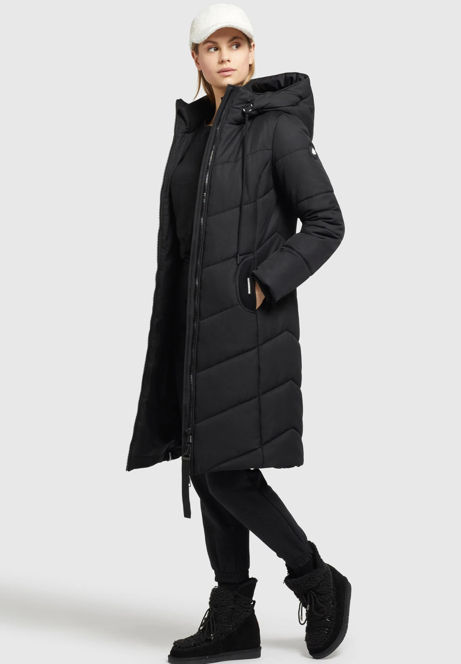 Khujo Aribay3 StructuredCappotto InvernaleSchwarz Donna Cappotti KH121U142-Q11 7 Khujo Aribay3 StructuredCappotto InvernaleSchwarz Donna Cappotti KH121U142-Q11 - immagine 7
