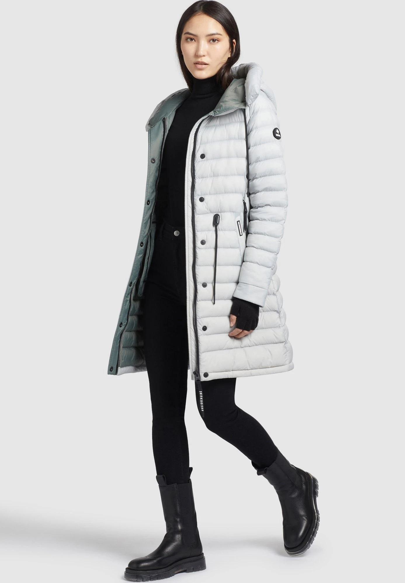 Khujo Mantel Niana ShineCappotto InvernaleHellgrau Donna Cappotti KH121U0YO-C11 2 Khujo Mantel Niana ShineCappotto InvernaleHellgrau Donna Cappotti KH121U0YO-C11 - immagine 2