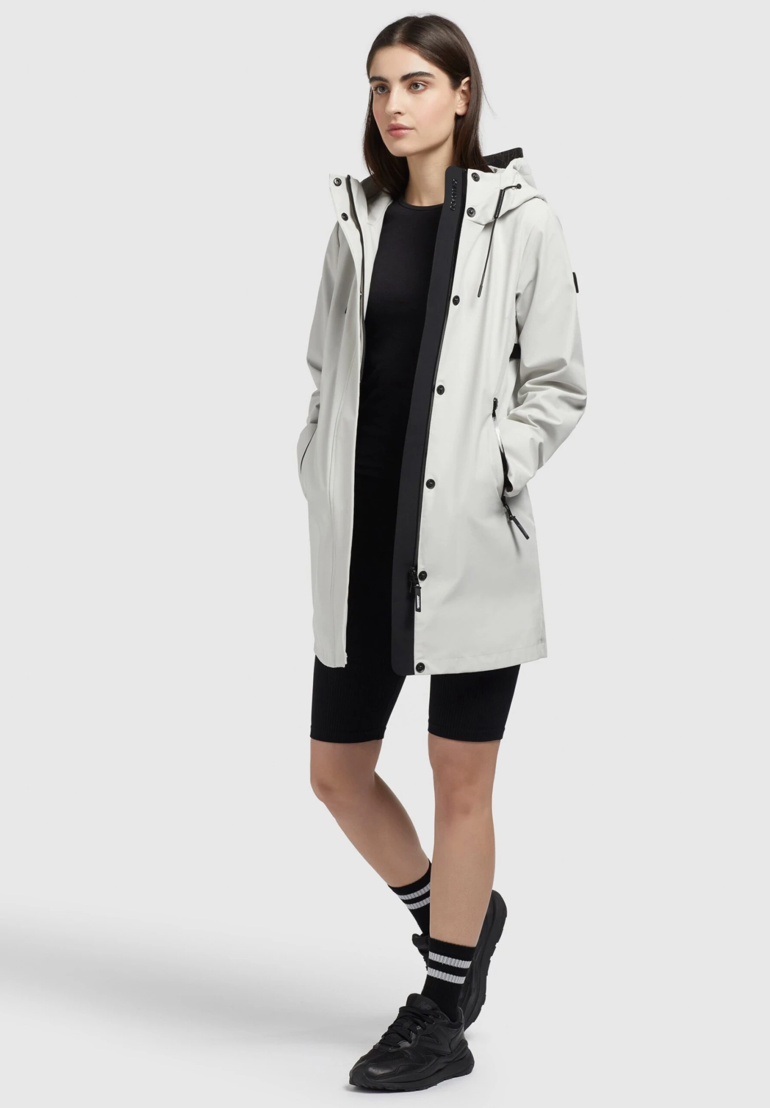 Khujo IzafImpermeabileHellgrau Donna Giacche E Blazer KH121U18R-C11 3 Khujo IzafImpermeabileHellgrau Donna Giacche E Blazer KH121U18R-C11 - immagine 3