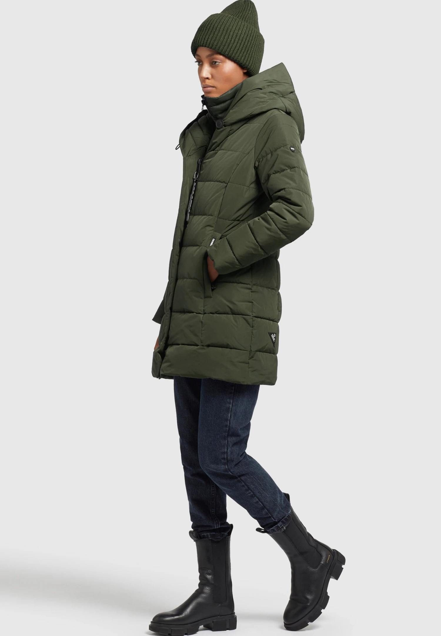 Khujo FloytCappotto InvernaleOliv Donna Cappotti KH121U14F-N11 7 Khujo FloytCappotto InvernaleOliv Donna Cappotti KH121U14F-N11 - immagine 7