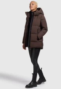 Khujo Soraya MattCappotto InvernaleDunkelbraun Donna Cappotti KH121U1BN-O11 -Khujo Negozio di alimentari 55d6799e930e48ed9f3b5bb7dd1d4c54