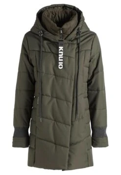 Khujo Elva StructuredCappotto InvernaleDunkeloliv Donna Cappotti KH121U110-N11 -Khujo Negozio di alimentari 5862368a651448dba77fb56f6431f159