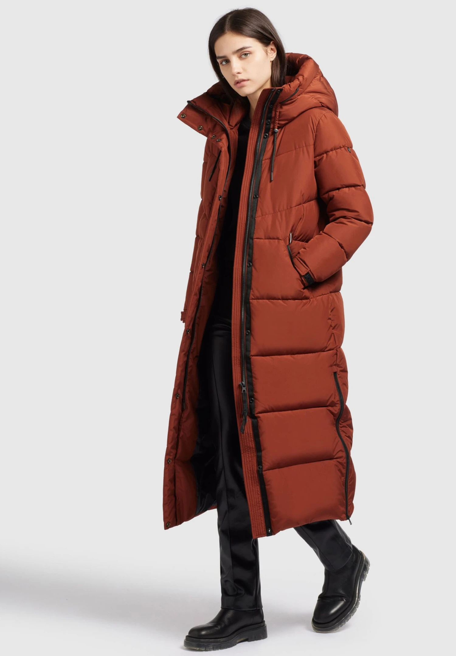 Khujo ShimantaCappotto InvernaleRotbraun Donna Cappotti KH121U1AJ-G11 6 Khujo ShimantaCappotto InvernaleRotbraun Donna Cappotti KH121U1AJ-G11 - immagine 6