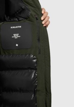 Khujo Viona3Cappotto InvernaleDunkelgrün Donna Cappotti KH121U15A-M11 -Khujo Negozio di alimentari 59caa3aad2bf4b7f9c4f728c2eb6e15b