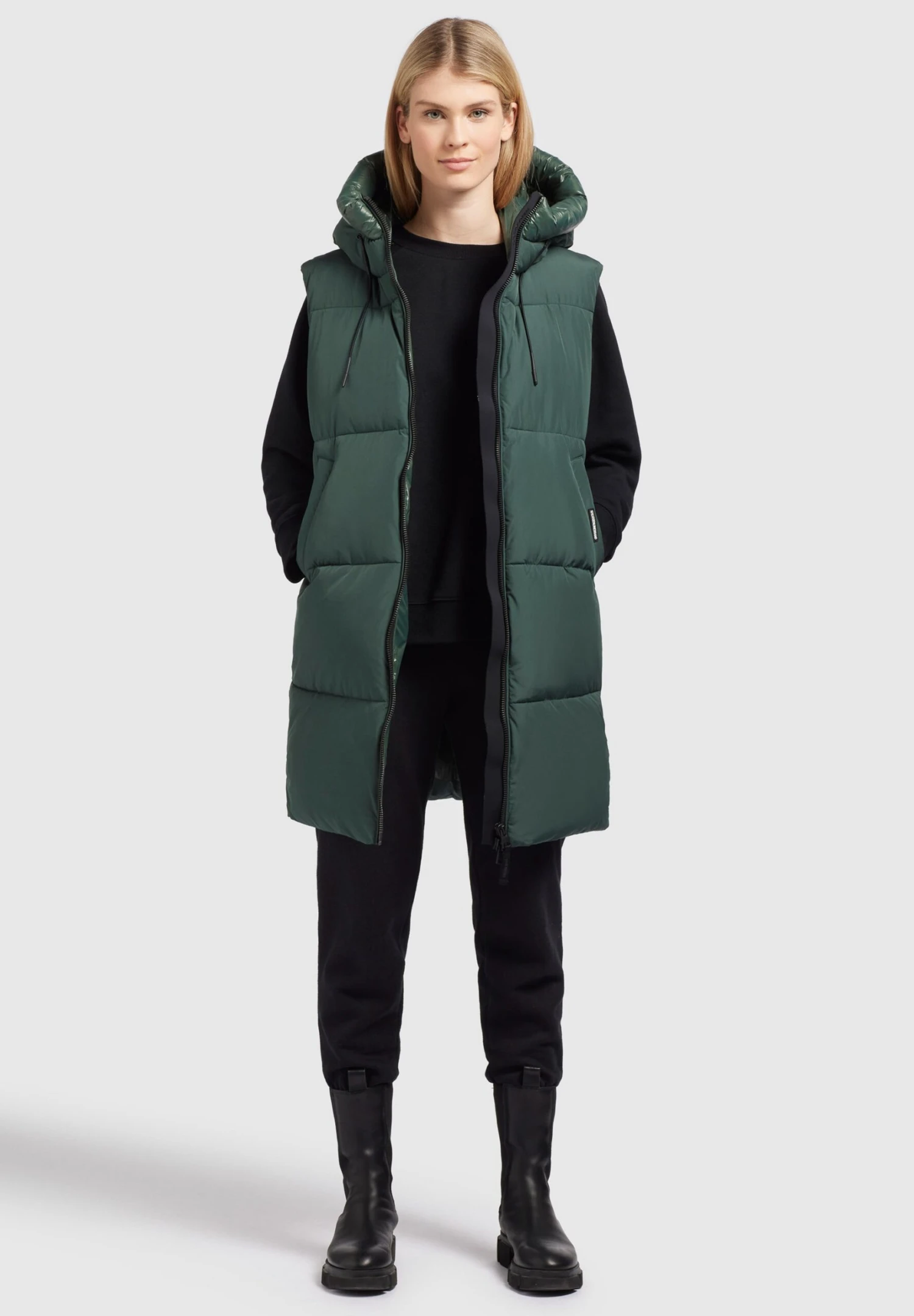 Khujo LynnSmanicatoBlaugrün Donna Giacche E Blazer KH121U1CD-M11 2 Khujo LynnSmanicatoBlaugrün Donna Giacche E Blazer KH121U1CD-M11 - immagine 2